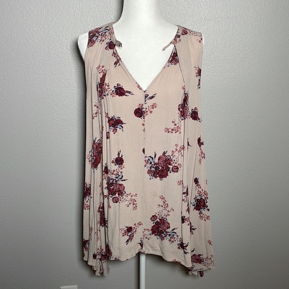 Free People Tree Swing Washed Stone Mini Dress Tunic with pockets - Picture 10 of 13